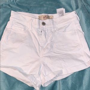 white Hollister shorts